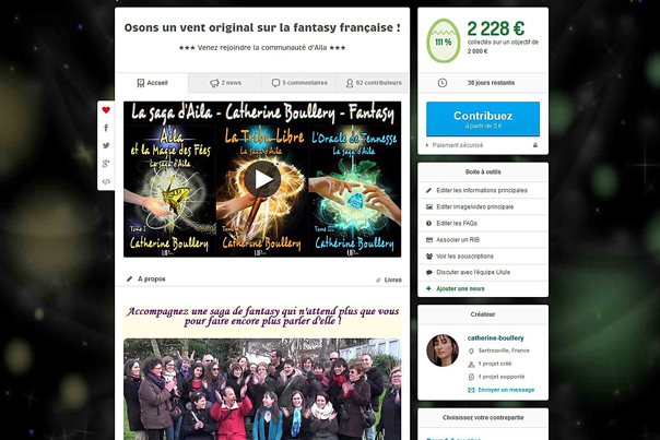 Objectif atteint sur Ulule à J+12