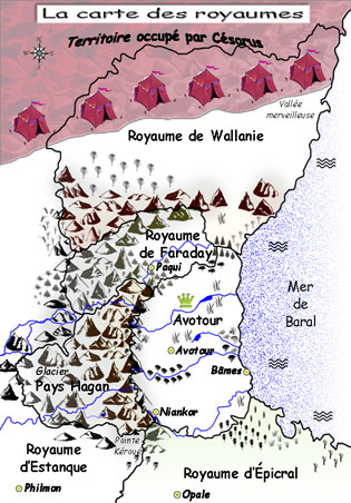 La carte des royaumes