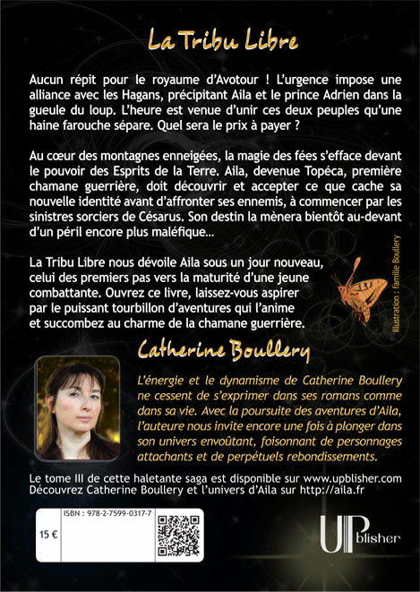 La quatrième de couverture de fantasy du tome 2