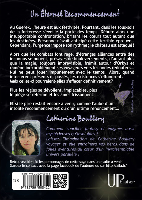 La quatrième de couverture de fantasy du tome 7