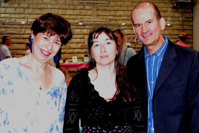 Entre Catherine Vaillant et Stefan Aimar d'UPblisher