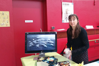 Catherine Boullery au Salon du livre de Sartrouville 2015