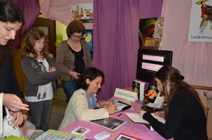 Dédicace de Catherine Boullery au Salon du livre de Sartrouville 2013