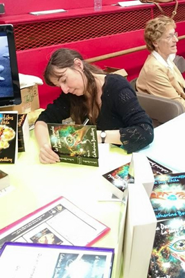 Dédicace de Catherine Boullery au Salon du livre de Sartrouville 2015