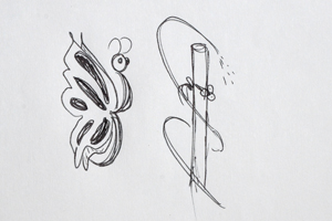 Les petits croquis de fantasy accompagnant les dédicaces