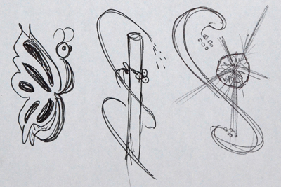 Les petits croquis accompagnant les dédicaces