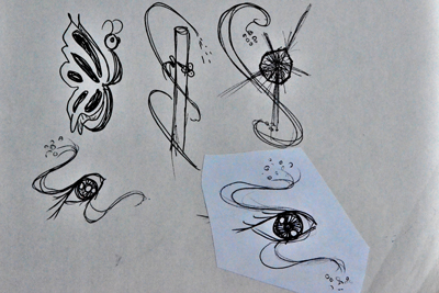 Les petits croquis accompagnant les dédicaces