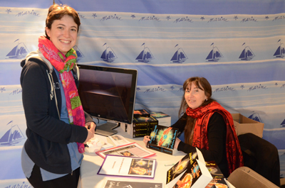 Première dédicace de Catherine Boullery au Salon du livre de Sartrouville 2014