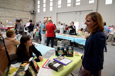 Vue d'une partie du Salon du livre 2015